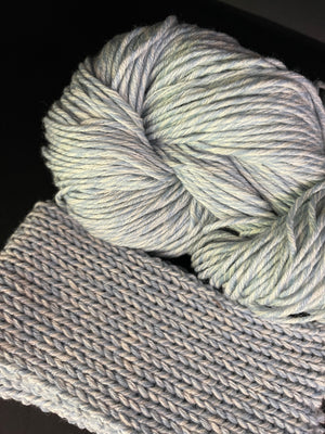 Merino marled wool lana azzurro